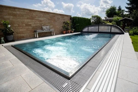 Pool Expert Edelstahl-Schwimmbecken, 3x6x1,34 m